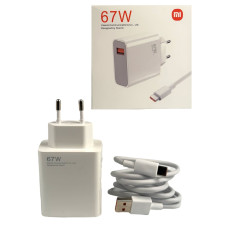 Зарядка Xiaomi 67W, адаптер+кабель