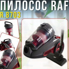 Циклонный пылесос с телескопической трубой и автоматическим сматыванием кабеля RAF R.8703 3600W