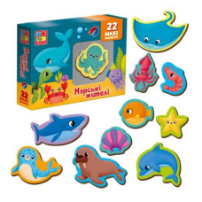 Магниты "Мой маленький мир: Морские жители", укр Магниты "Мой маленький мир: Морские жители", укр