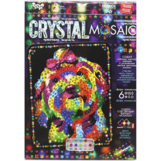 Набор для креативного творчества "CRYSTAL MOSAIC", "Песик с бантиком"