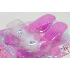 Туфлі 830-6 (96/2) з камінцем та страусиним пером, висота підборів 4 см, на листі Туфлі 830-6 (96/2) з камінцем та страусиним пером, висота підборів 4 см, на листі