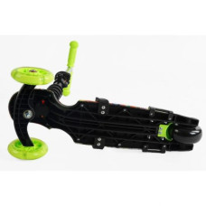 Самокат 5в1 "Best Scooter", (з доп. колесами, захисний бампер, PU колеса зі світлом, в коробці)