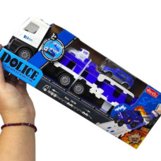 Автовоз "Поліція" з запуском в коробці (31*7*11,5 см)