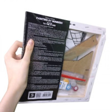 Набор для росписи по номерам 25х25 см "К звездам" с деревянной подставкой