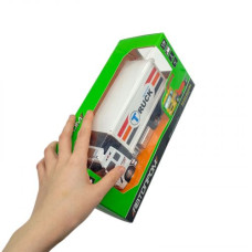 Машина мет. АВТОПРОМ 1:38, фургон, батар.,мир.,звук, короб.25,5*12*9см