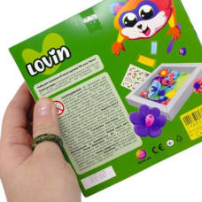 Набор для лепки объемной картины из воздушного пластилина "Цветы" (ВИД 2)