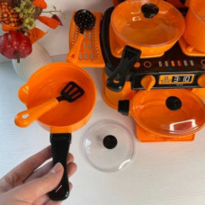 Набор оранжевый "Cooking Plate with Dishes" оранжевый