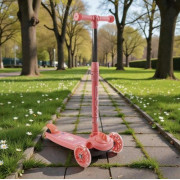 Самокат трехколесный "Skyper" (12) колеса PVC со светом, руль съемный