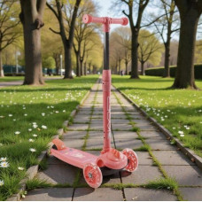 Самокат трехколесный "Skyper" (12) колеса PVC со светом, руль съемный