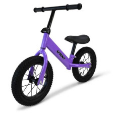 Велобег (стальной, колеса 12 дюймов надувные) фиолетовый