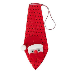 Новогодний галстук с фигуркой 