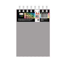 Блокнот А6 В-БП6-80(Gray) 80 листов, пружина сверху