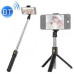Селфи палка штатив тренога для телефона Bluetooth с пультом Selfie Stick K07 Чёрный