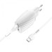 Зарядное сетевое HOCO C78A Highway 2USB 2.4A Type C Белый