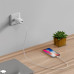 Зарядное сетевое HOCO C78A Highway 2USB 2.4A Type C Белый