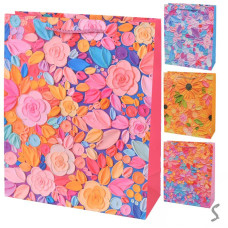 Пакет подарунковий паперовий L "Paint" 30*41.5*12 см, WW02756-L Пакет подарунковий паперовий L "Paint" 30*41.5*12 см, WW02756-L