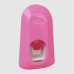 Держатель для зубных счёток с дозатором для зубной пасты Toothpaste Dispenser JX1000 Розовый