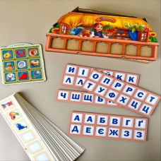 Настольная обучающая игра "Ребус", деревянная