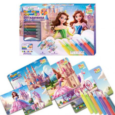 Набір для творчості Малюй піском Принцеси "4FUN Game Club", в коробці Набір для творчості Малюй піском Принцеси "4FUN Game Club", в коробці