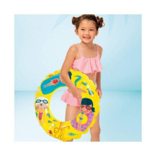 Круг надувной " Морские обитатели" Бирюзовый (61 см)