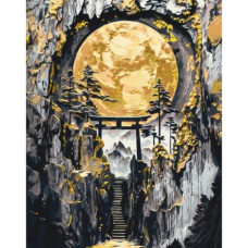 Картина за номерами з фарбами металік "Японська магія" 40х50 см