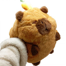 Мягкая игрушка "Капибара", 25 см, плед: 95х190 см, муфта