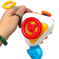 Погремушка "Солнечный зайчик" (тактильные, подвижные части) р-р 13,5*10 см, коробка 14,5*12,5*12 см