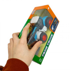 Трактор с ковшом (ГОЛУБОЙ) 20*2х10*3х7*3см.