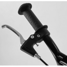 Самокат двухколесный "Corso" колеса надувные 12``, ручной передний тормоз.