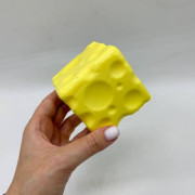 Іграшка-антистрес сквіш «Сир» Squishy, 8×8 см