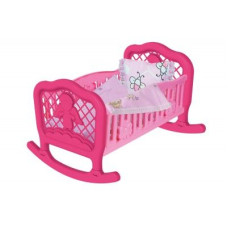 Колыбель для куклы ТехноК (розовая) Колыбель для куклы ТехноК (розовая)