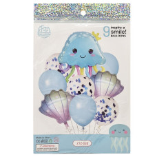 Набор воздушных шаров для создания фотозоны Медуза ZTZ-020, 9 шт