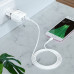 Сетевое зарядное устройство Hoco N4 Aspiring 2USB 2.4A micro-USB Белый