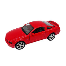 Инерционная машинка FORD MUSTANG GT 2006 Kinsmart КТ5091, 1:42 (Красный)