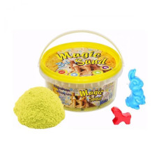 Кинетический песок "Magic Sand", 350 г (желтый)