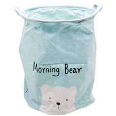Корзина для игрушек и белья "Hello my bear" (голубой)
