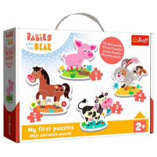 Пазли - "Baby Classic" - На фермі / Trefl