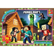 Пазлы "Minecraft" (Майнкрафт)", 70 элементов