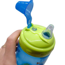 Поилка-непроливайка с силиконовым носиком 300 мл (СИНЯЯ)