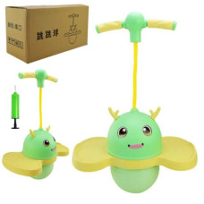 Стрибунець для стрибків 90*38 см, світло у короб 42*19*21 см (ЗЕЛЕНИЙ)