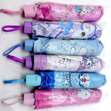 Зонтик "Sanrio" Cinnamoroll / Синаморол d=95 см, длина 26 см, 8 спиц, чехол, в пакете (ГОЛУБОЙ)