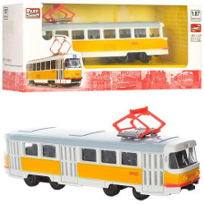 Игрушечная модель Трамвай PLAY SMART 6411 инерционный (6411B)