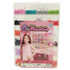 Детский набор бисера для создания украшений 610-34 ножницы, леска в комплекте Детский набор бисера для создания украшений 610-34 ножницы, леска в комплекте