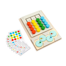 Детская развивающая игрушка-головоломка MD 0836-1 дерево, 26х18 см