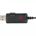 Кабель питания  для роутера с адаптером 9V/12V с переключателем, питание от PowerBank, DC 5.5×2.1 USB-DC