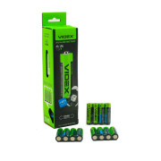 Батарейка пальчик,"Videx"4 штуки в упаковке, Videx-LR6