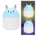 Увлажнитель воздуха и ночник Котик 2в1 Humidifiers с подсветкой Голубой