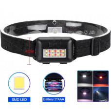 Налобный фонарь PLD-818-1-8SMD на батарейках есть красный свет фонарик Налобный фонарь PLD-818-1-8SMD на батарейках есть красный свет фонарик