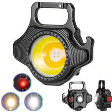 Аккумуляторный LED фонарик брелок W5133, Type-C 7 режимов, шнурок, магнит, открывачка Аккумуляторный LED фонарик брелок W5133, Type-C 7 режимов, шнурок, магнит, открывачка