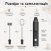 Портативный капучинатор Milk Frother 3 в 1 с 3 скоростями и сменными насадками, аккумуляторный вспениватель молока 1200 мАч USB, Портативный капучинатор Milk Frother 3 в 1 с 3 скоростями и сменными насадками, аккумуляторный вспениватель молока 1200 мАч USB,